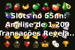 📊 Slots no 55nn: Análise de 1.200 Transações Revela RTP de 96.8%